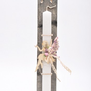 Λαμπάδα με θέμα νεράιδα 7*45cm 