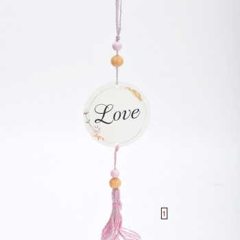Μπομπονιέρα Plexi Glass Love στρόγγυλο