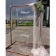 Board PlexiGlass ''Welcome to our Wedding''