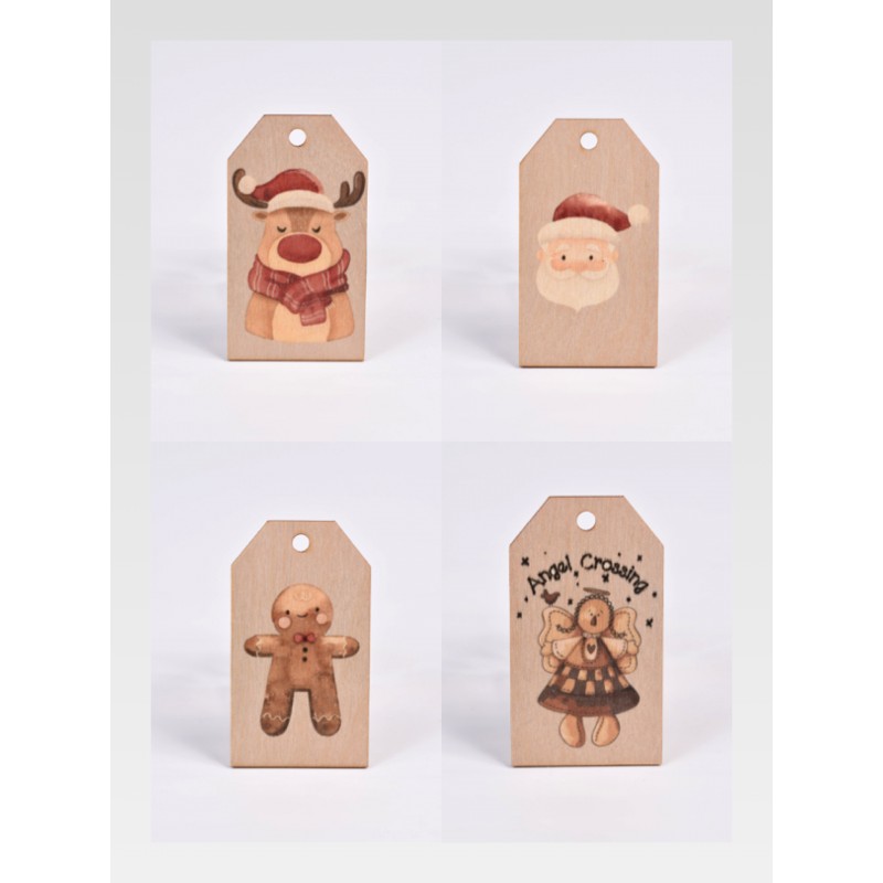 Lasercut στοιχεία mix 4 σχέδια