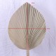 Dried palm leaves