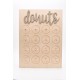 Επιτραπέζια ξύλινη βάση για Donuts 12 θέσεων 43*58cm